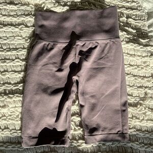 Purple biker shorts